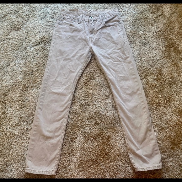 Levis 510 Cream Skinny Fit Pants - Men’s 30 x 30 - Picture 1 of 7